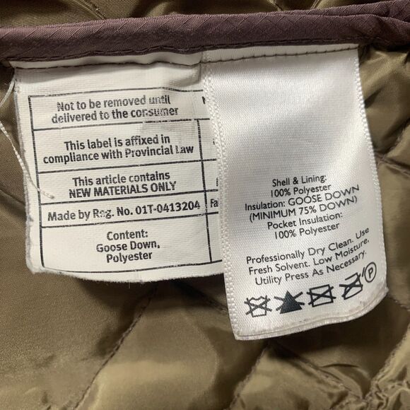 Eddie Bauer Quilted Jacket Medium Mauve Purple Fall Layering Classic Core Style - Picture 11 of 13